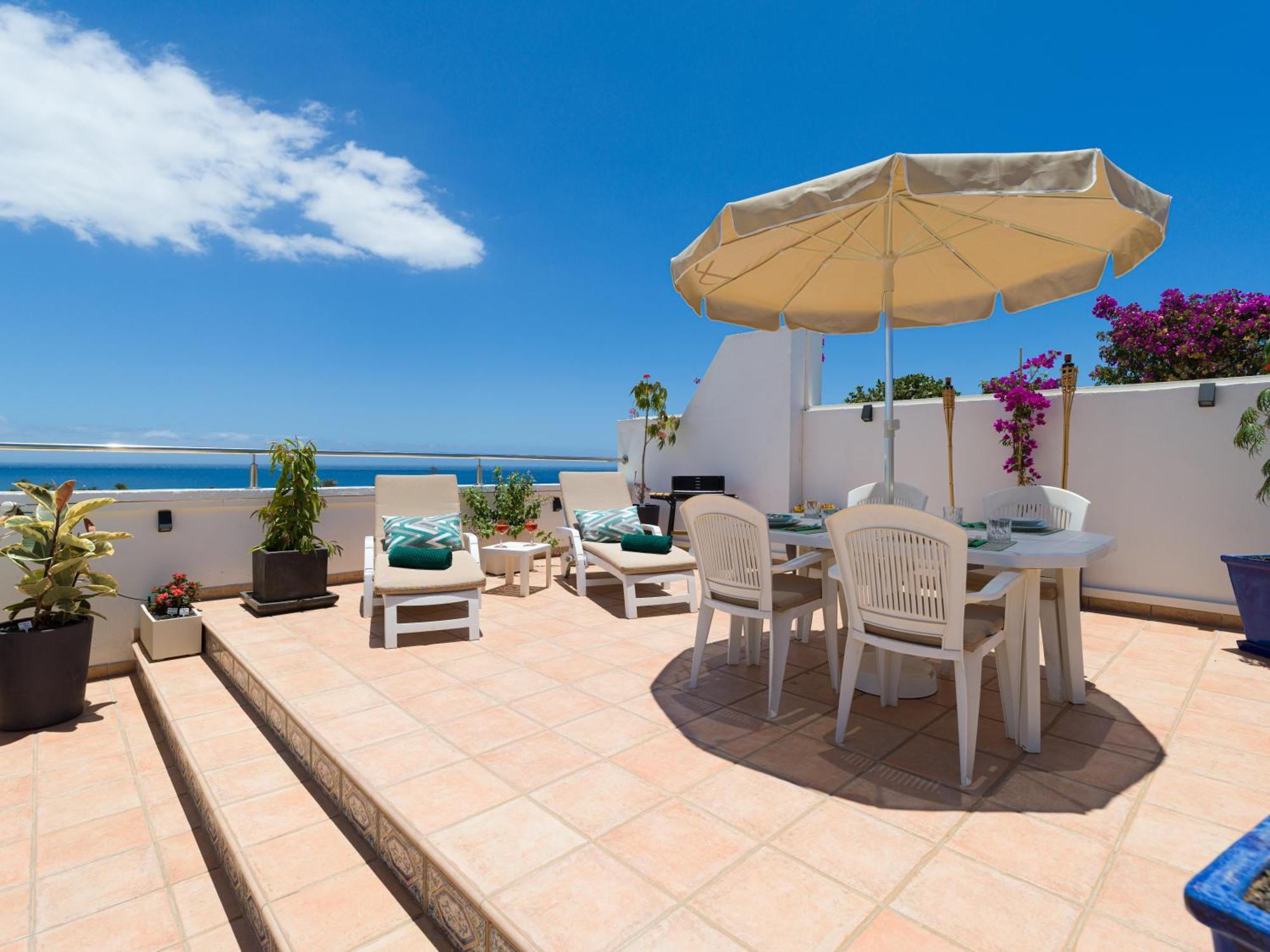 Casa Lex I Ocean & Sunrise Panorama I Steps From Dunes And Beach I Private 50 Sqm Terrace I Pool 마스팔로마스 외부 사진
