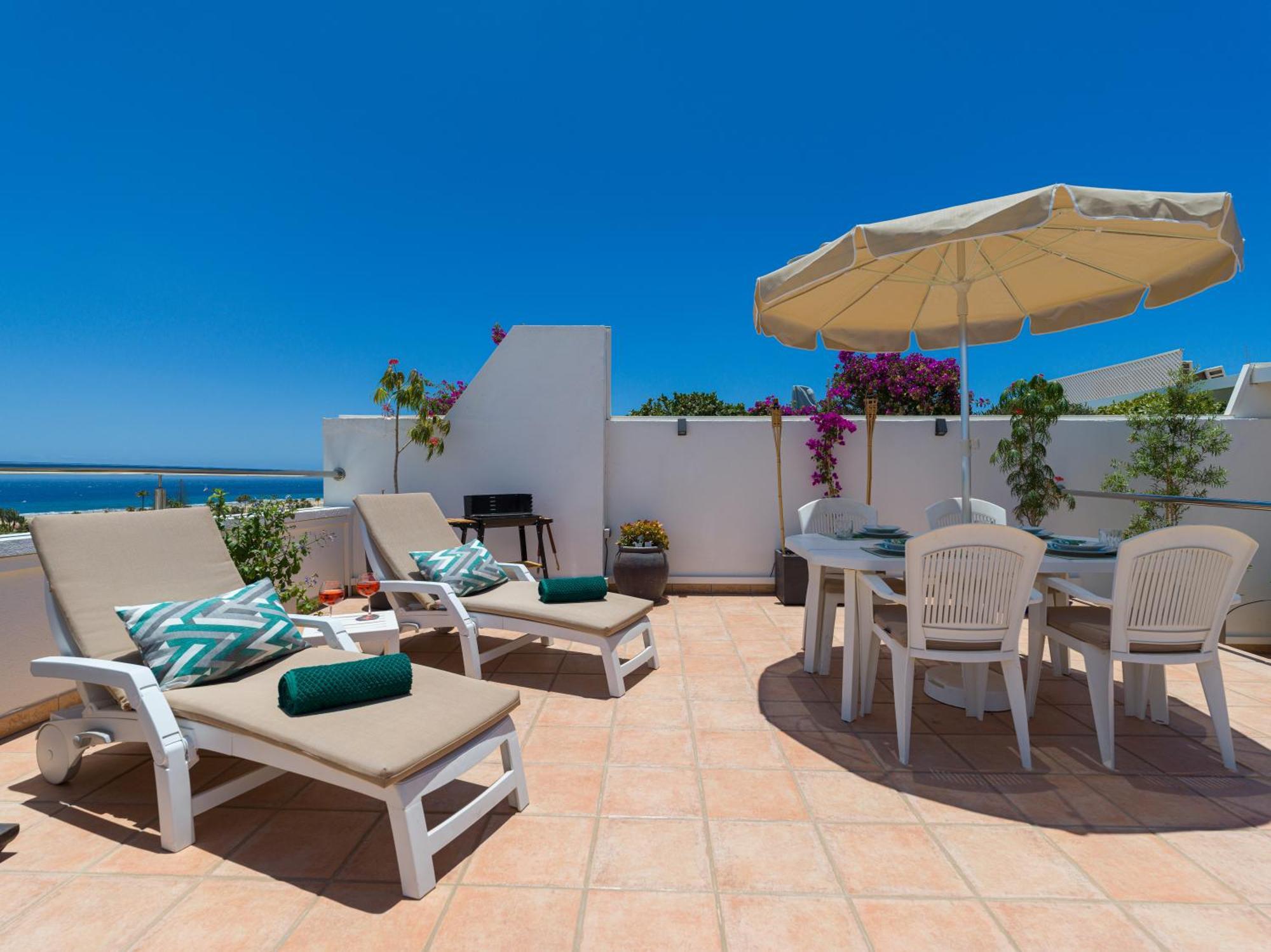 Casa Lex I Ocean & Sunrise Panorama I Steps From Dunes And Beach I Private 50 Sqm Terrace I Pool 마스팔로마스 외부 사진